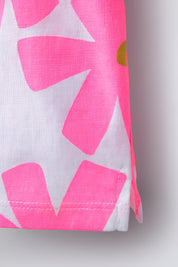 Googo Gaaga GIrls Flower Printed T-shirt in Pink
