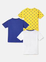 Boy's 3-Pack Awesome Print Cotton T-Shirts