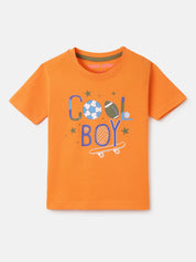 Boy's 5-Pack Dino Print Cotton T-Shirts