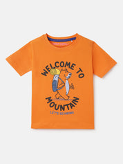 Boy's 5-Pack Mountain Print Cotton T-Shirts