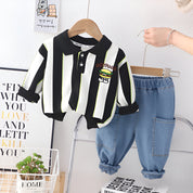 Boys Cotton Winter Wear Pack of 2 Outfits - Green & Black Day food