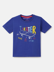 Boy's 5-Pack Dino Print Cotton T-Shirts