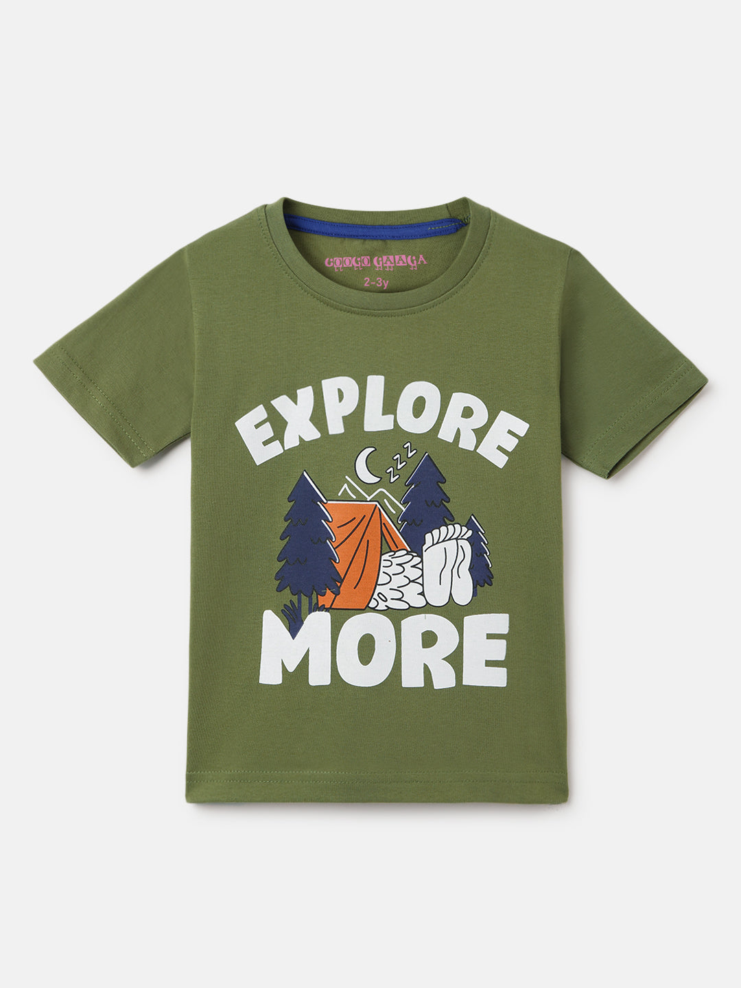 Boy's 5-Pack Mountain Print Cotton T-Shirts