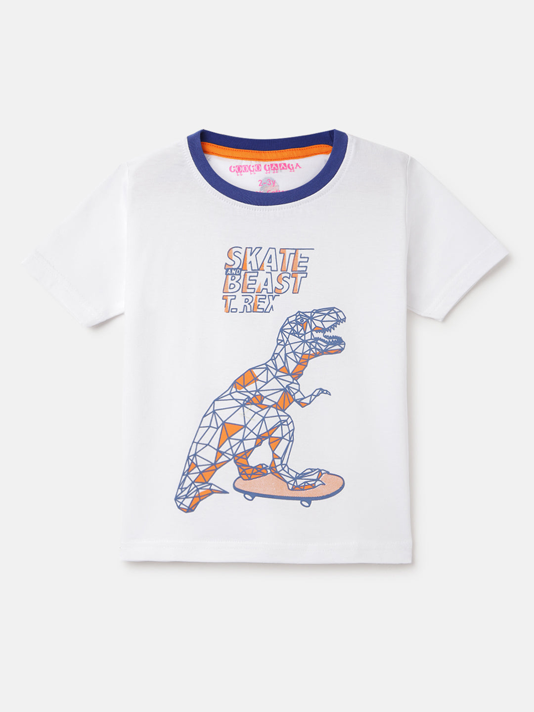 Boy's 5-Pack Dino Print Cotton T-Shirts