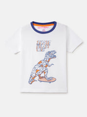Boy's 5-Pack Dino Print Cotton T-Shirts