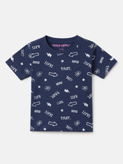 Boy's 5-Pack Cool Print Cotton T-Shirts