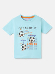 Boy's 5-Pack Basketball Print Cotton T-Shirts