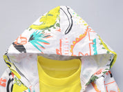 Boy's Multicolor Dino Print Hoodie & Pants Set