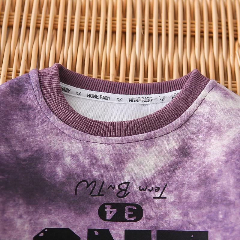 Boys ONE Printed Sweatshirt And Denim Pant