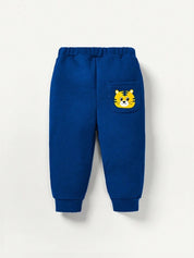 Boy's Cream Lion Print Sweatshirt & Pants Set