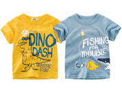 Boy's 2-Pack Print Cotton T-Shirts