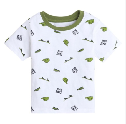 Boy's 5-Pack Skate Print Cotton T-Shirts