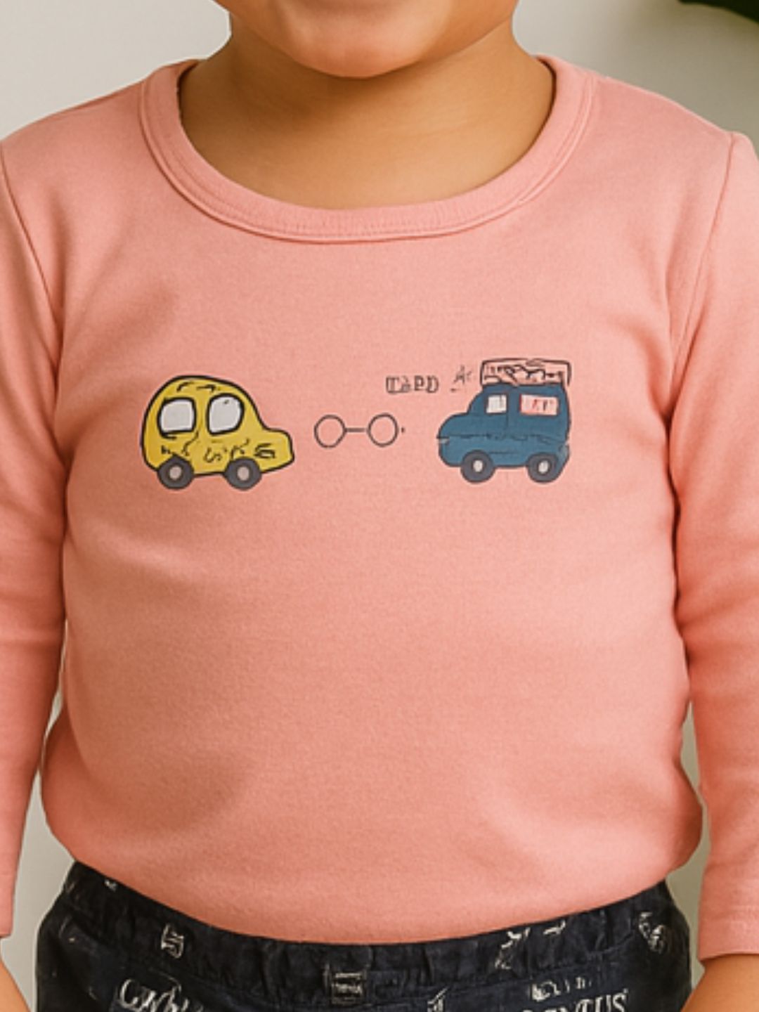 Pink Car Tshirt And Bottom