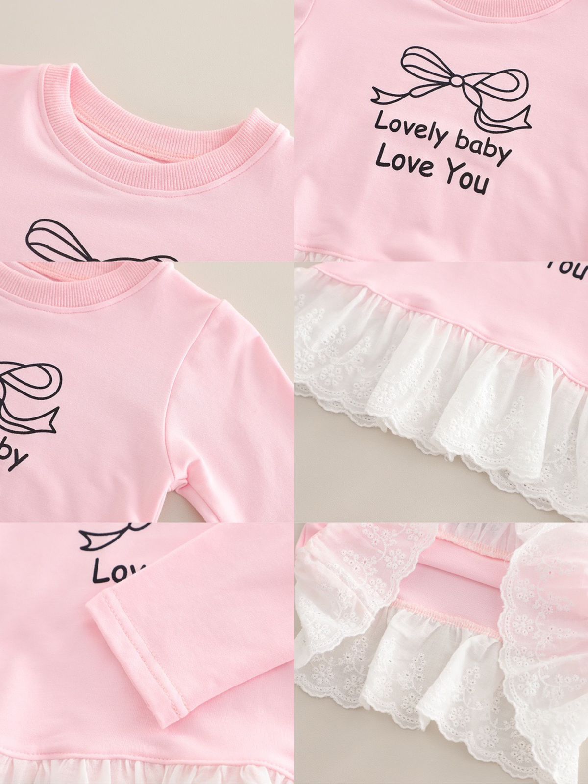 Girls Denim Jacket With Pink SweaSweatshirt And Pant