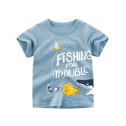 Boy's Print Cotton T-Shirt