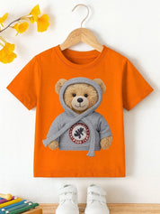 Boys Graphic Printed Cotton Round Neck T-shirt