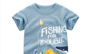 Boy's Print Cotton T-Shirt