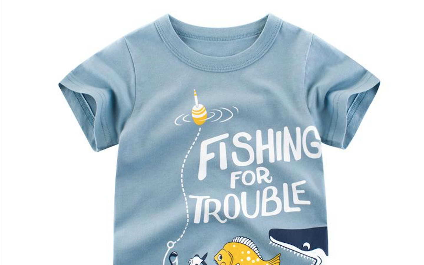 Boy's Print Cotton T-Shirt
