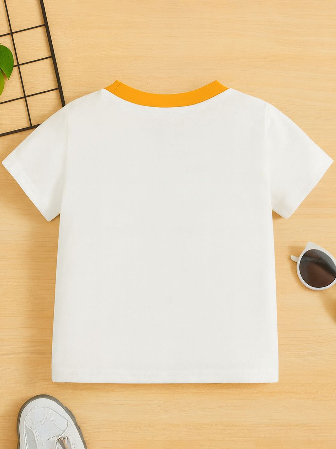 Boys Graphic Printed Cotton Round Neck T-shirt