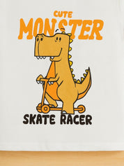 Boys Graphic Printed Cotton Round Neck T-shirt