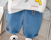 Happy back pack white T-shirt & Shorts