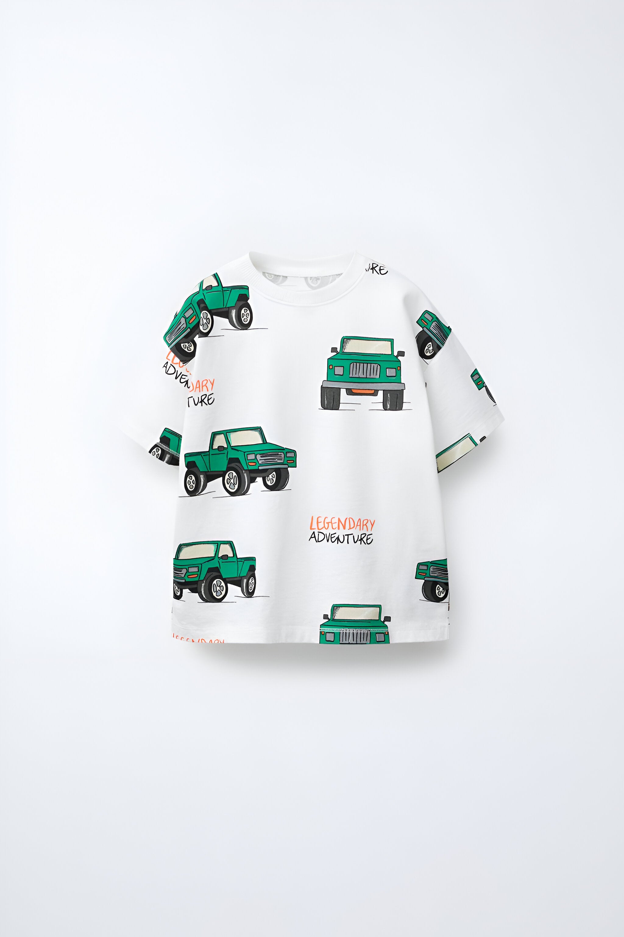 Boy's 2-Pack Apple & Jeep Print T-Shirts