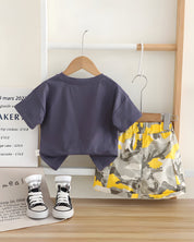 GREY New york-shorts & T-Shirt