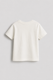 Googo Gaaga Boys Cotton Happiness Printed T-Shirt - White