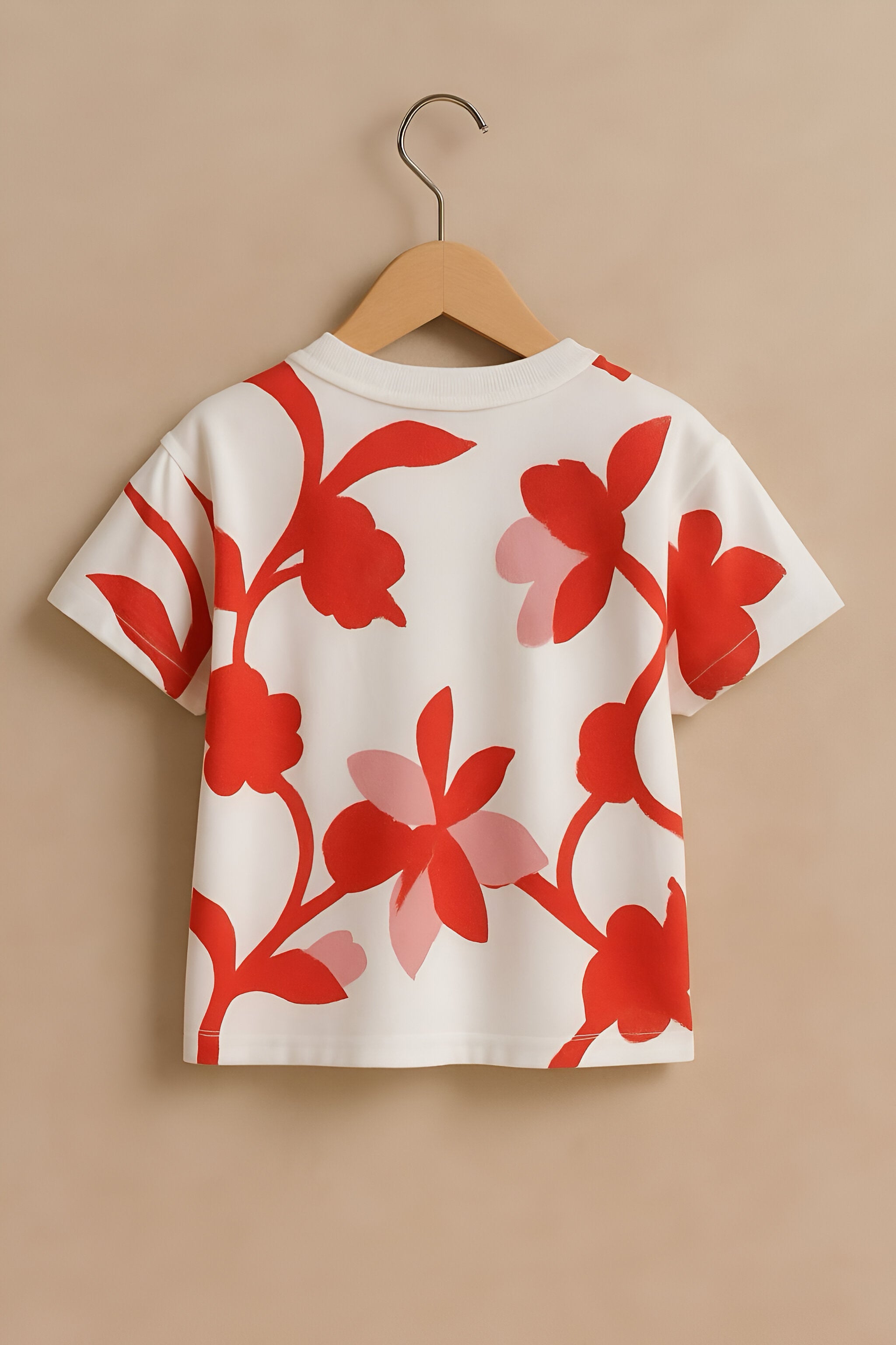 Grils's 2-Pack Floral Print T-Shirts