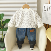 BUY 1 GET 1 FREE Boy's Cotton Fleece Sweatshirt and Joggers Set + Free Light Winter Sweatshirt and Jogger Set