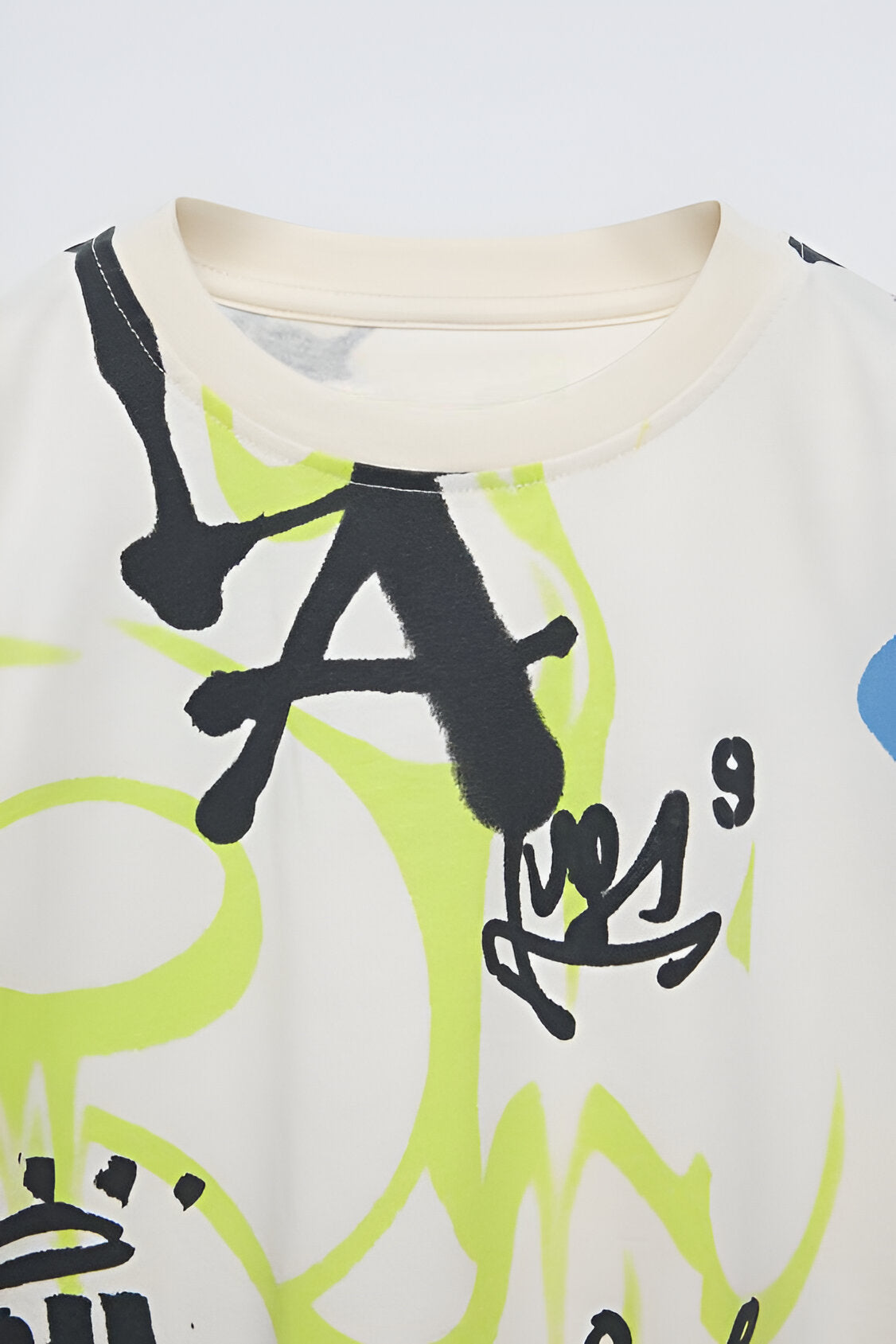 Googo Gaaga Boys Graffiti Print T-shirt in White