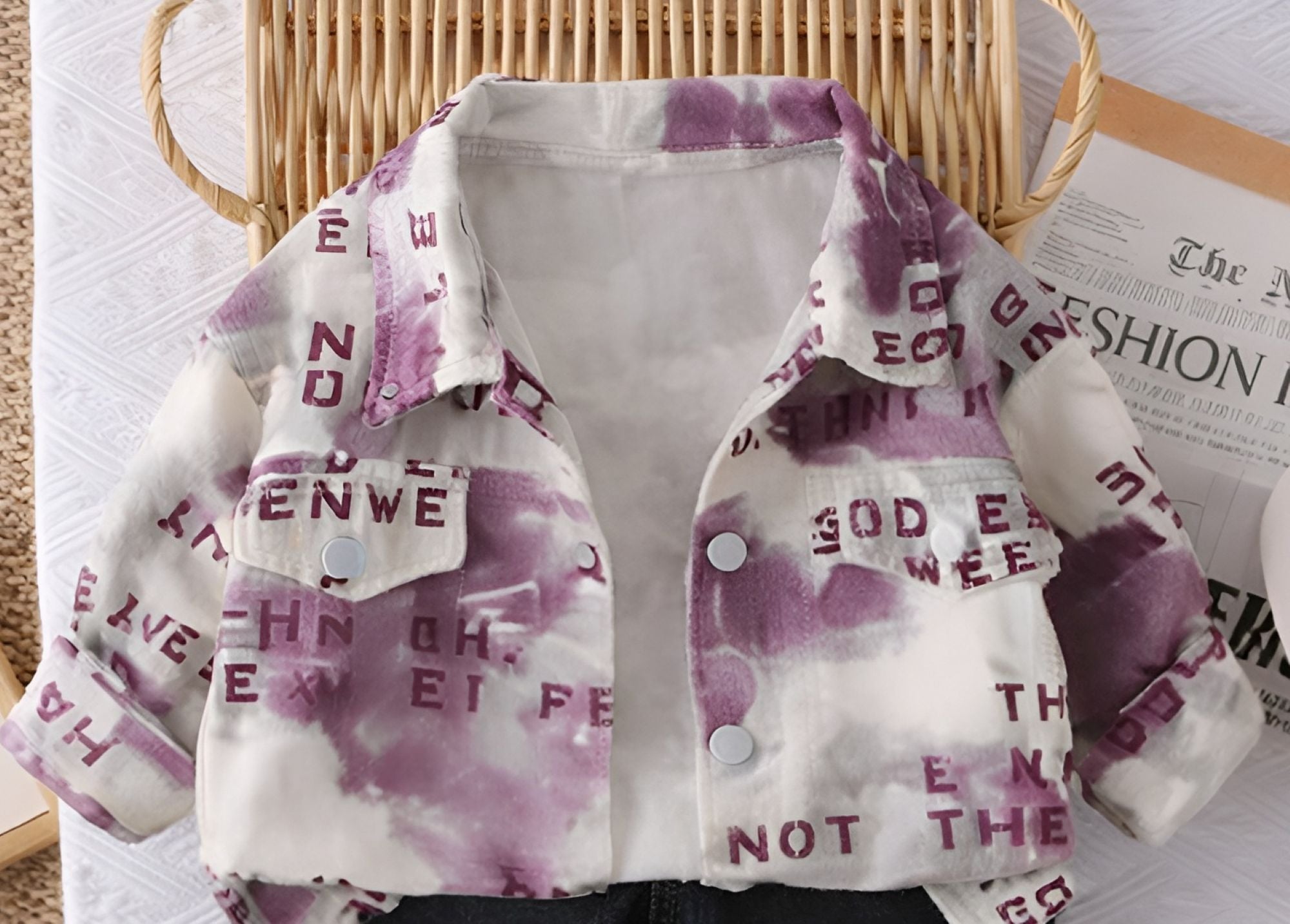 Boy's Cotton MIni Text Printed Shirt With Pant Set - Pink