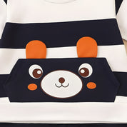 Boy's Navy Bunny Print T-Shirt & Pant Set