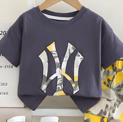 GREY New york-shorts & T-Shirt