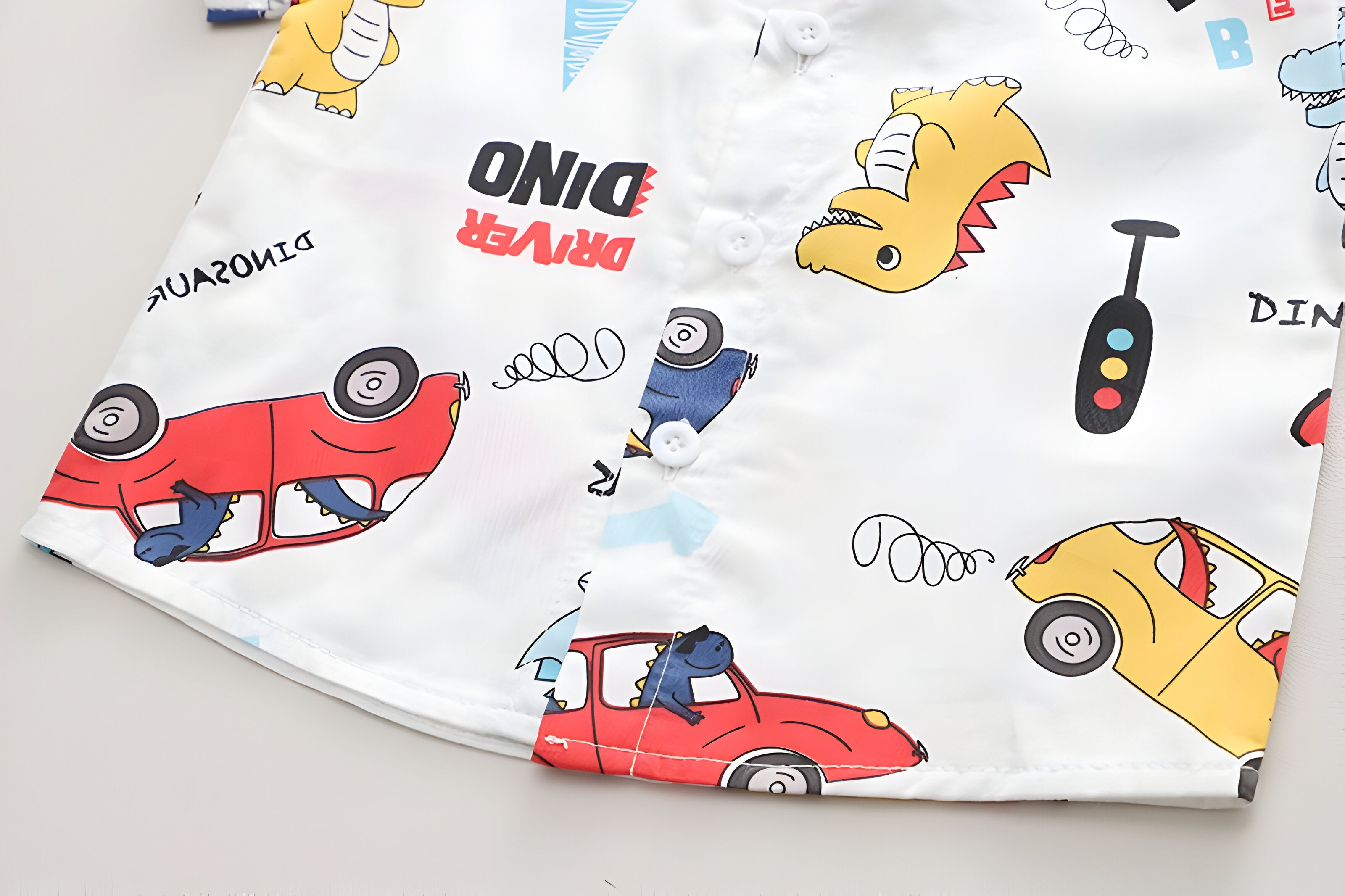 Car Dino Shirt & Shorts