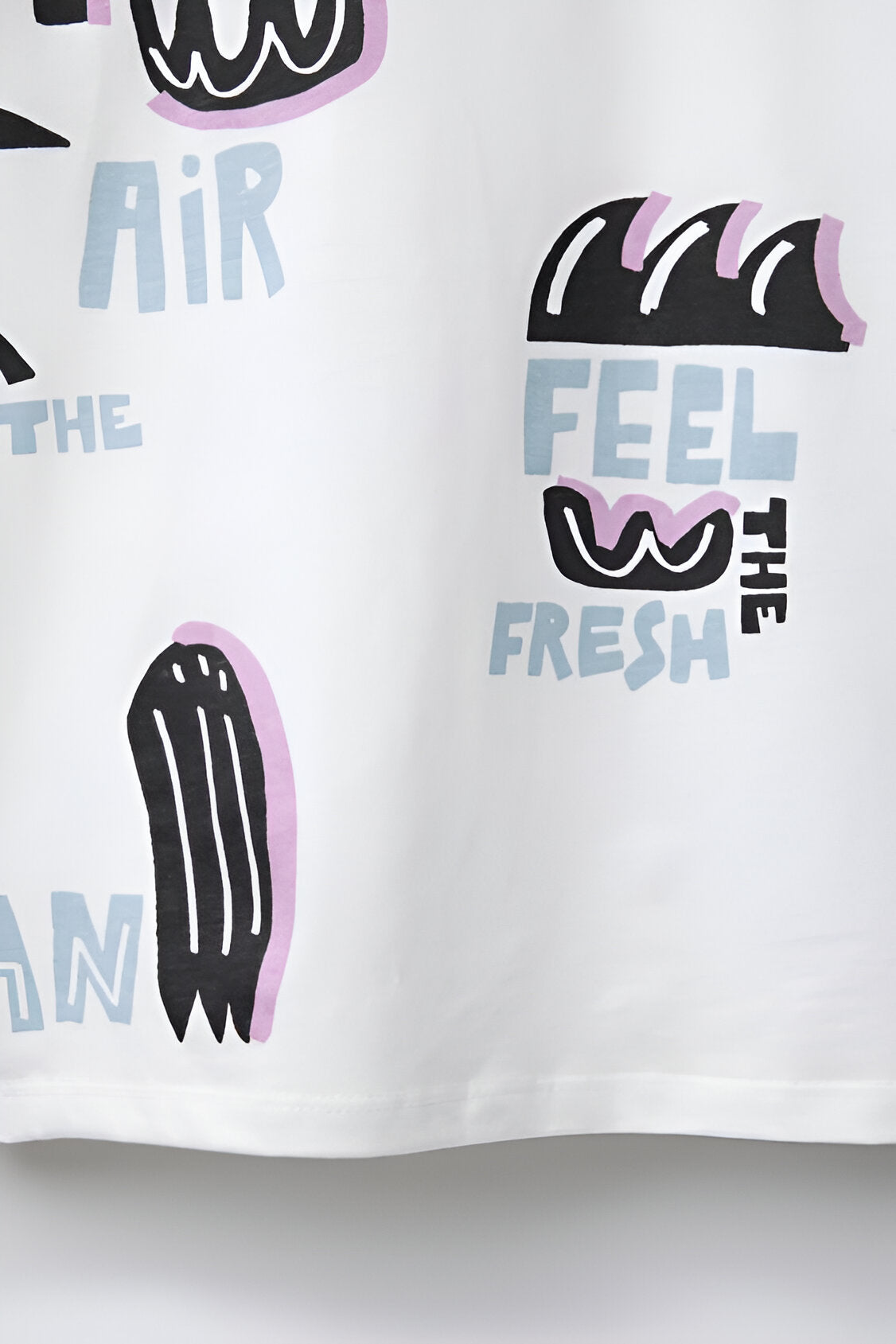 Googo Gaaga Boys Text Print T-shirt in White