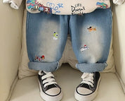 BUY 1 GET 1 FREE Boy's Cotton Fleece Sweatshirt and Joggers Set + Free Light Winter Sweatshirt and Jogger Set