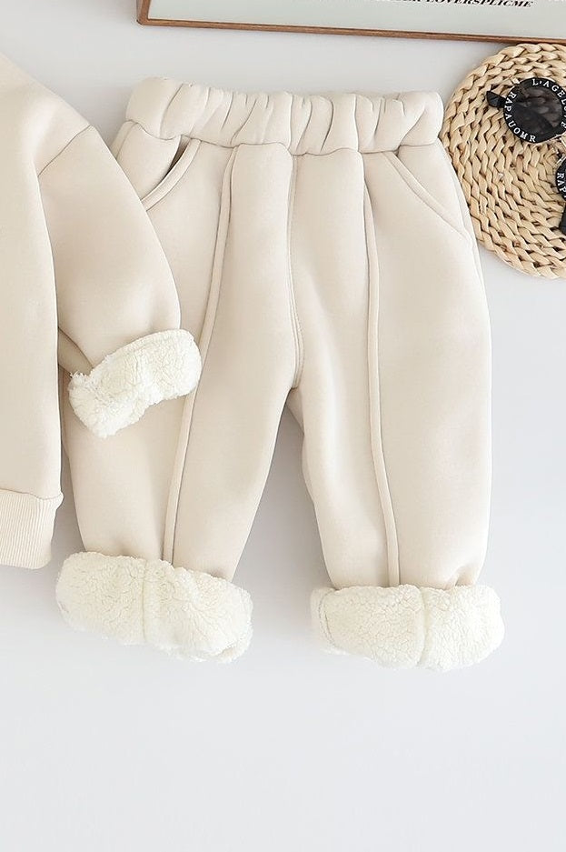 BUY 1 GET 1 FREE Boy's Cotton Fleece Sweatshirt and Joggers Set + Free Light Winter Sweatshirt and Jogger Set