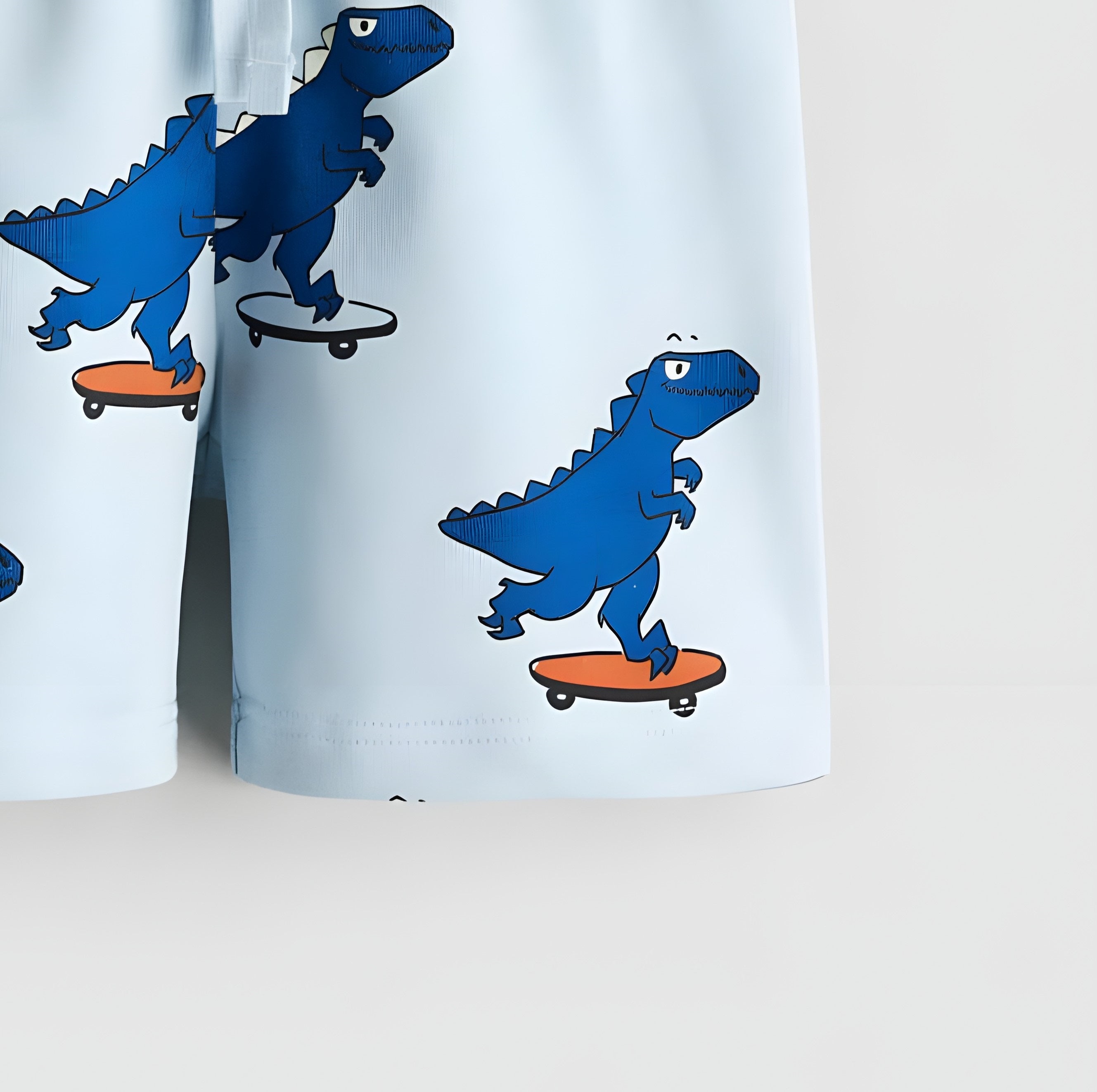 Googo Gaaga Boys Cotton Printed T-Shirt & Shorts Set - Dino Skate