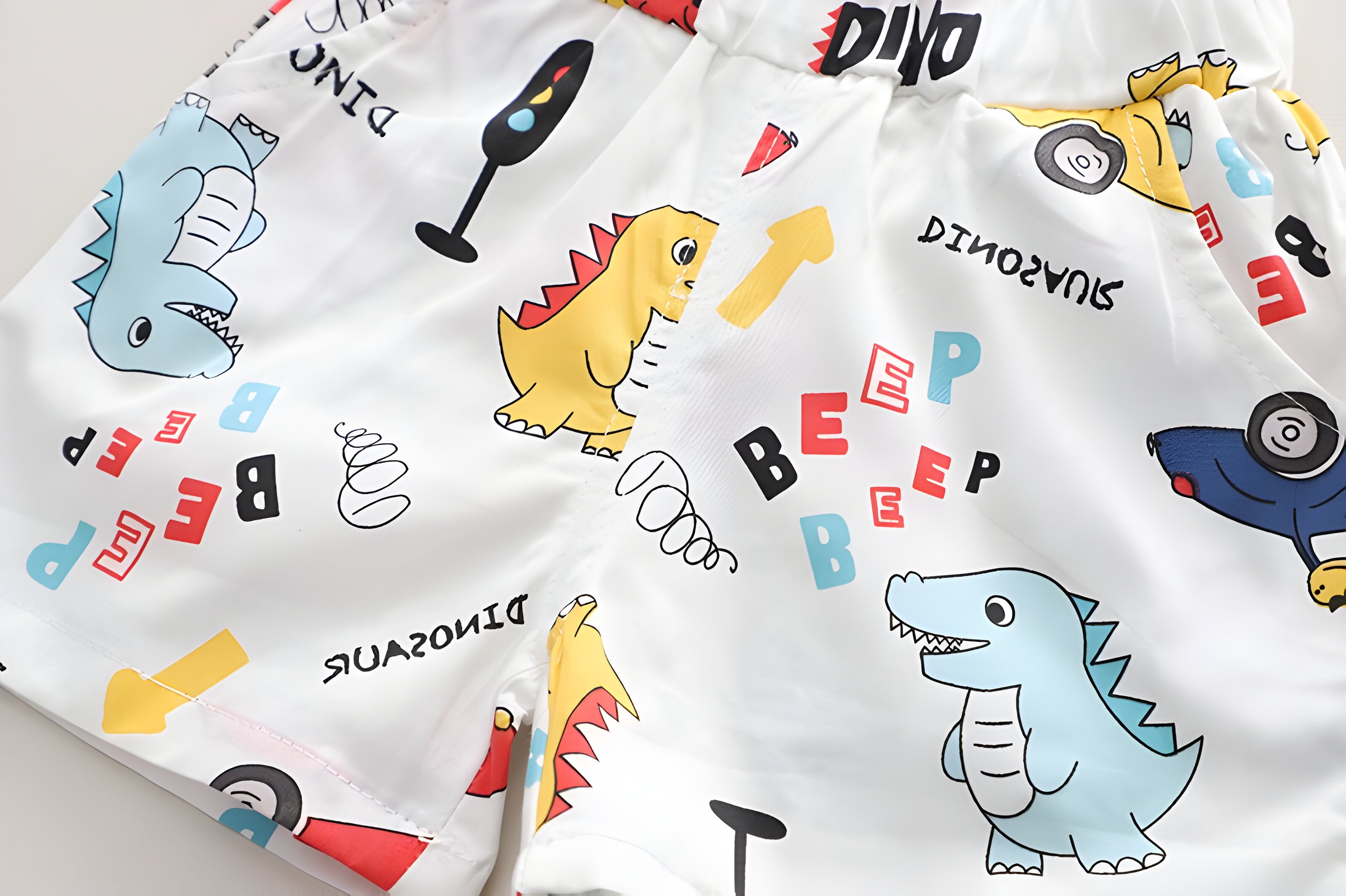 Car Dino Shirt & Shorts