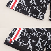 Googo Gaaga Boys Cotton King Printed T-Shirt & Shorts Set - Black