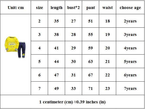 Boy's Yellow Minions Print T-Shirt & Pants Set
