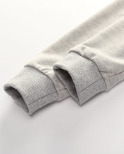 Girl's White & Grey Text Jacket & Skirt Set