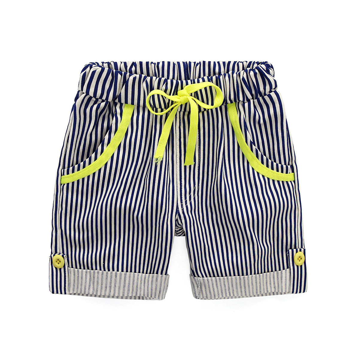 Boy's Navy Fish Print T-Shirt & Shorts Set