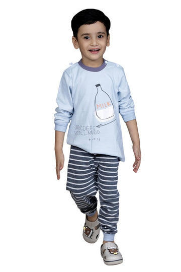 Googo Gaaga stylish boys cotton sweatshirt with pant