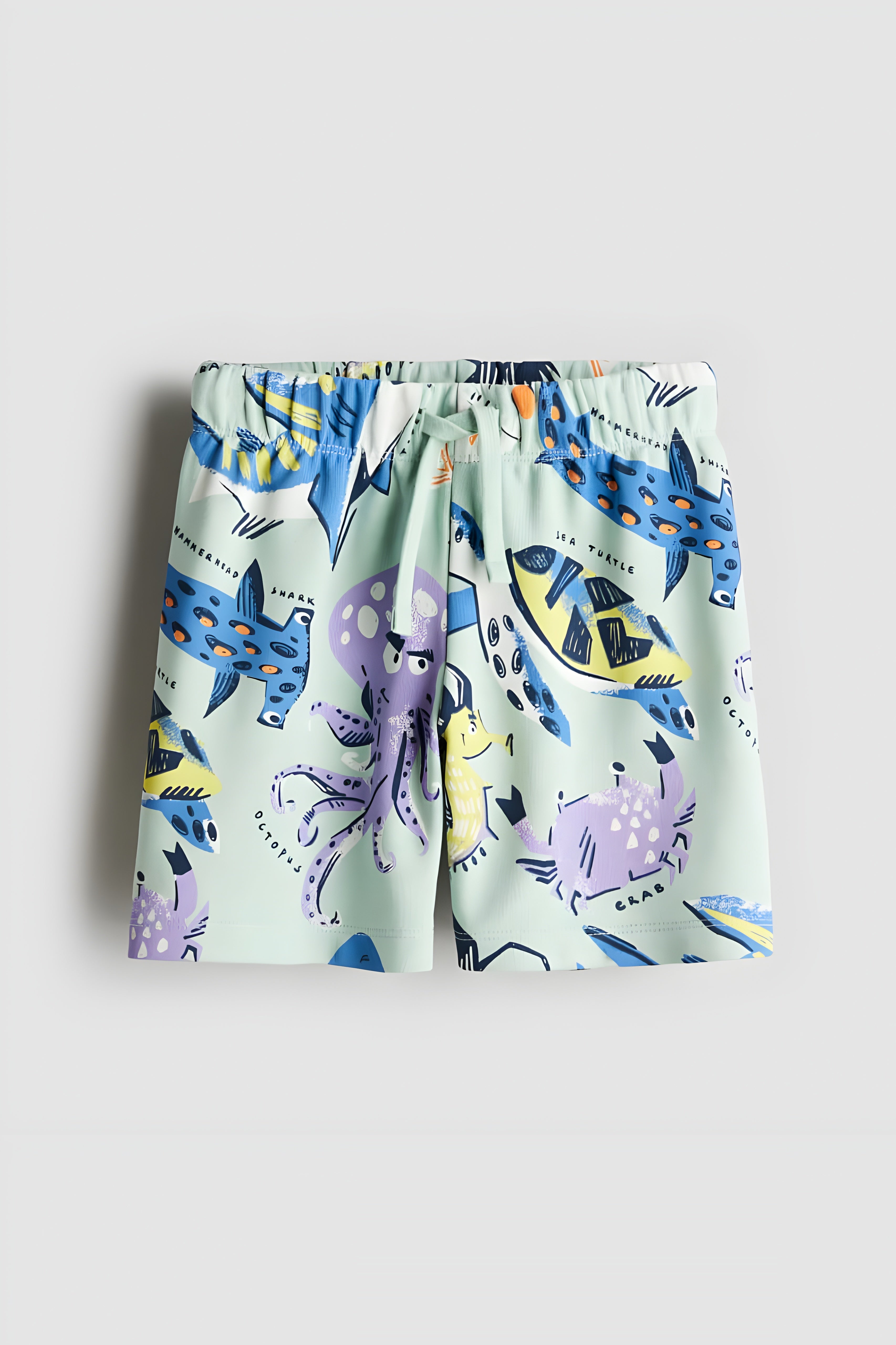 Googo Gaaga Boy's Cotton Octopus Printed Shorts