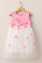 Girl's Pink Petals Dream Dress