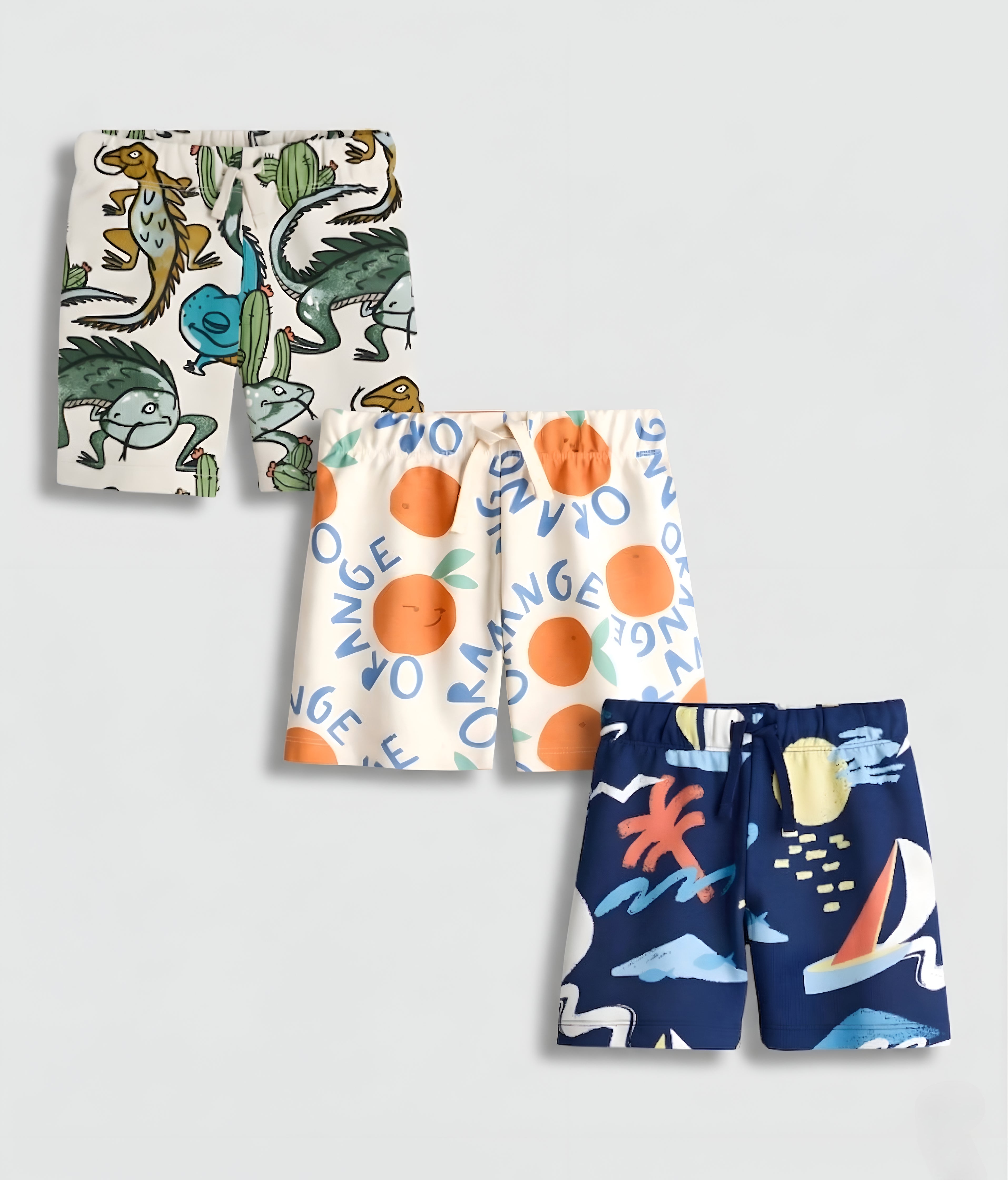 Googo Gaaga Boy's Cotton Printed shorts