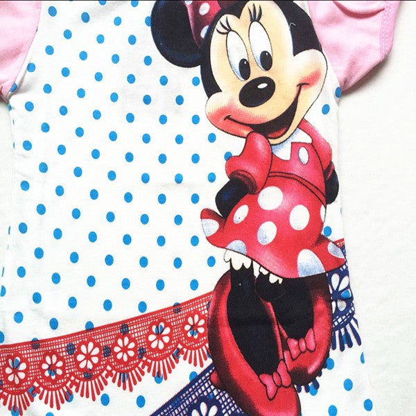 Girl's Pink Minnie Mouse T-Shirt