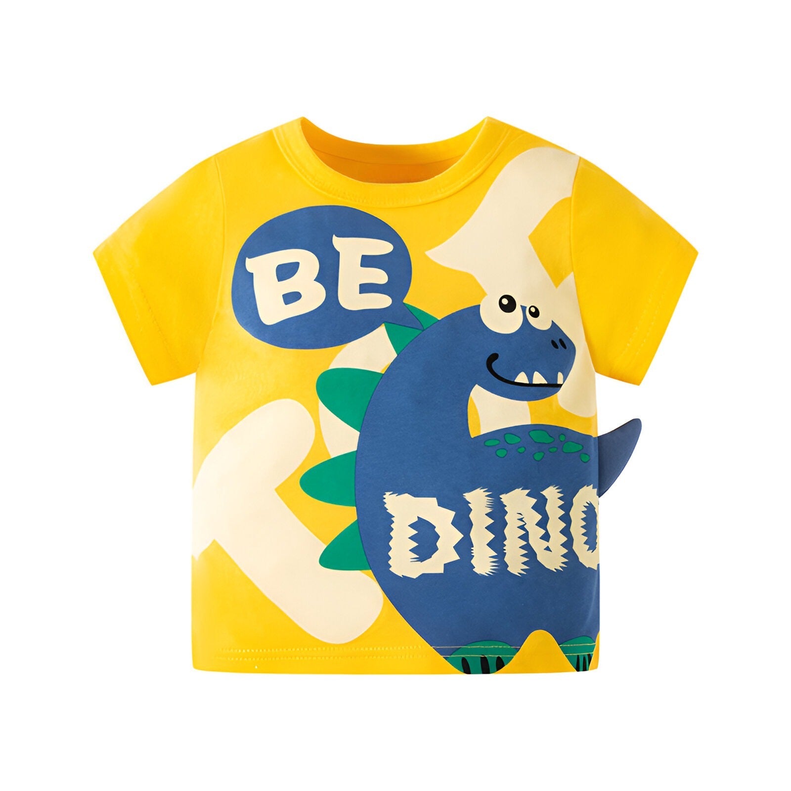 Boy's 2-Pack Yellow & Blue Printed T-Shirt